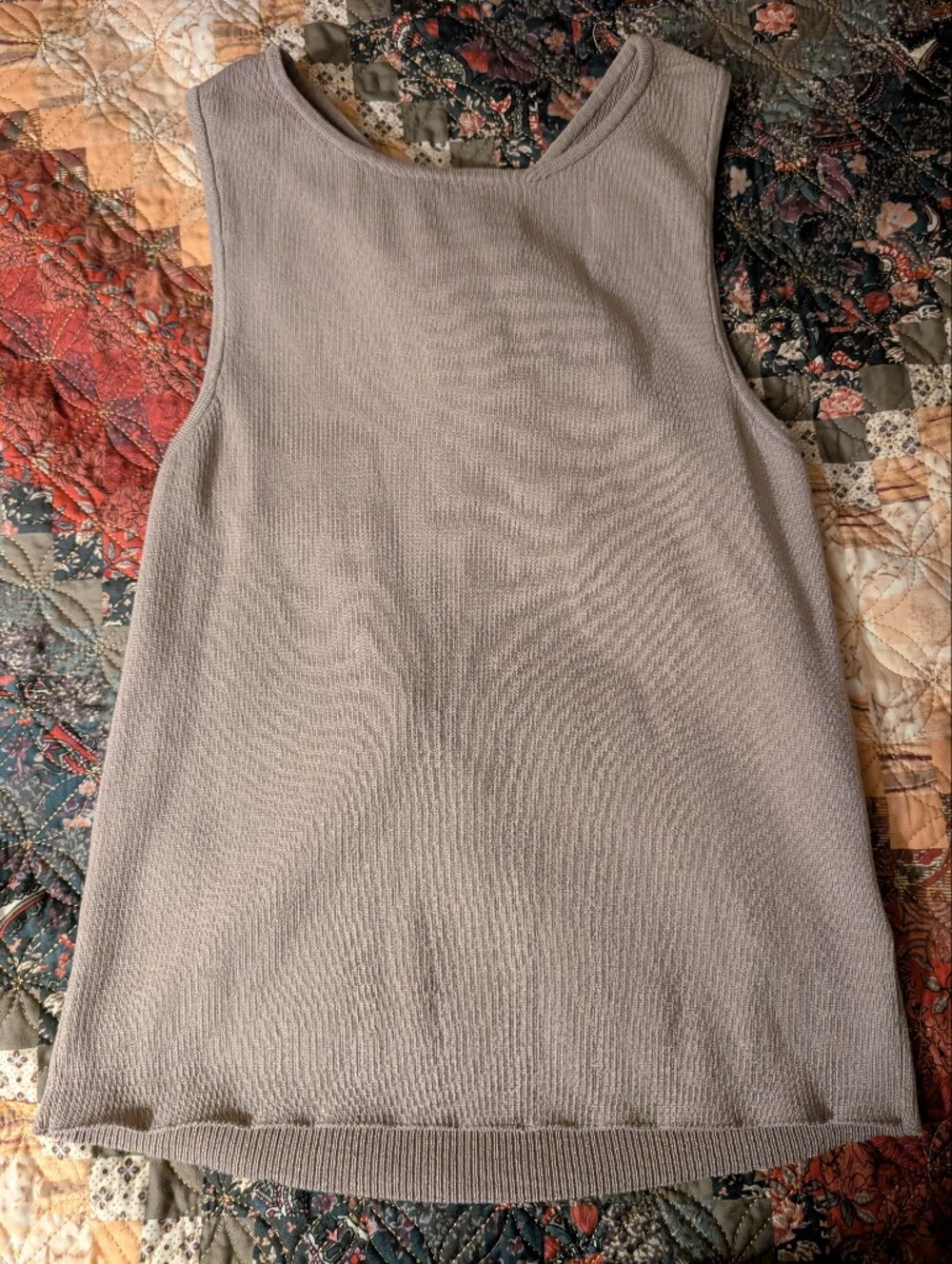 Divided Cross Strap Sleeveless Top